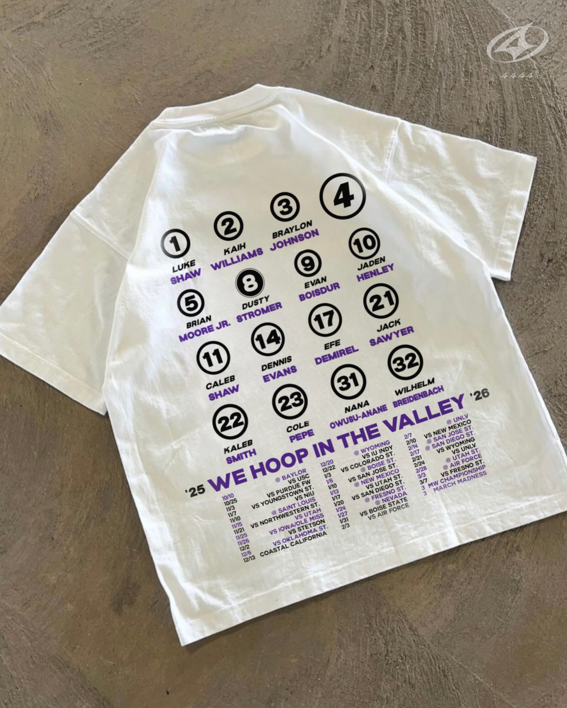 25-26 “WE HOOP IN THE VALLEY” BOXY TEE